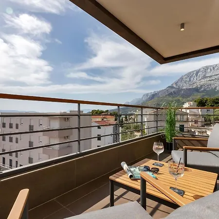 3-4 Luxury L&l - 100m From The - Makarska Exklusiv 公寓 图彻皮
